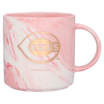 Cincinnati Reds 11oz. Pink Marble Mug