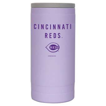 Cincinnati Reds 12oz. Lavender Soft Touch Slim Coolie