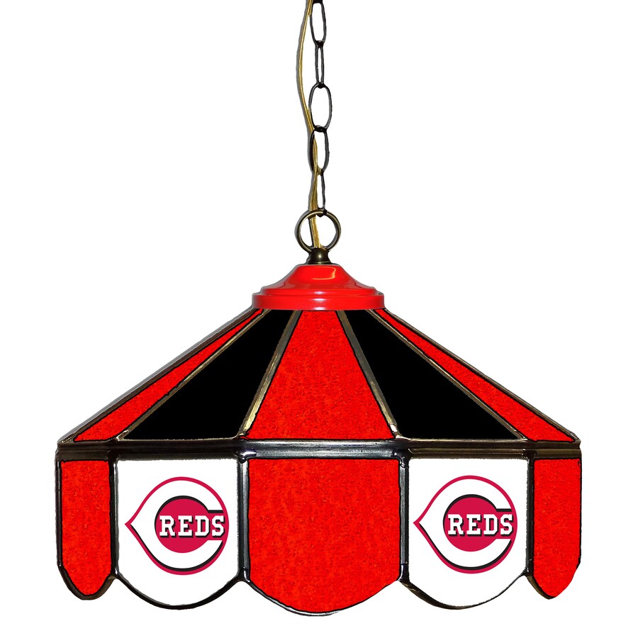 Cincinnati Reds 14" Team Logo Glass Pub Lamp