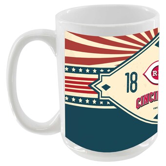 Cincinnati Reds 15oz. Americana Diamond Mug