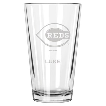 Cincinnati Reds 16oz. Personalized Etched Pint Glass