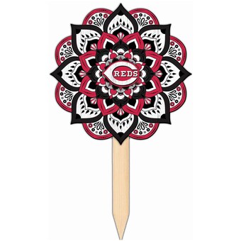 Cincinnati Reds 18'' x 12'' Mandala Yard Stake