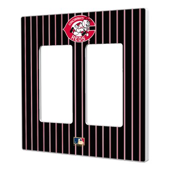 Cincinnati Reds 1978-1992 Cooperstown Pinstripe Double Rocker Light Switch Plate