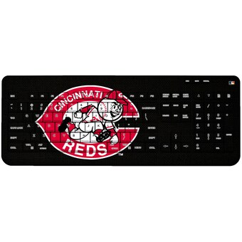 Cincinnati Reds 1978-1992 Cooperstown Solid Design Wireless Keyboard