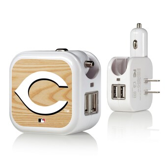 Cincinnati Reds 2-in-1 Baseball Bat Design USB Charger