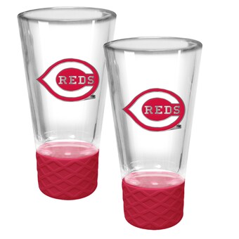 Cincinnati Reds 2-Pack 4oz. Cheer Shot Set with Silicone Grip