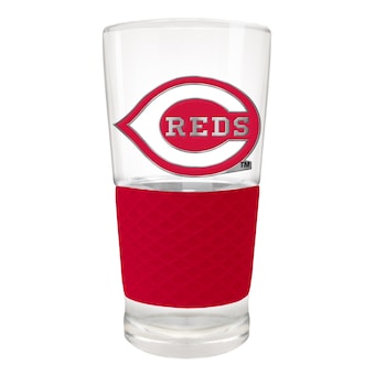 Cincinnati Reds 22oz. Pilsner Glass with Silicone Grip