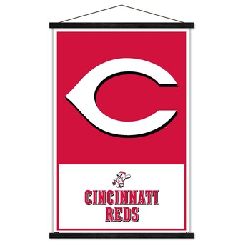 Cincinnati Reds 24" x 34.75" Magnetic Framed Logo Poster