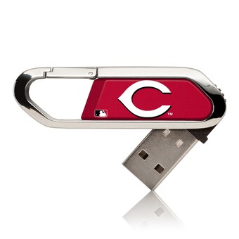 Cincinnati Reds 32GB Solid Design Clip USB Flash Drive