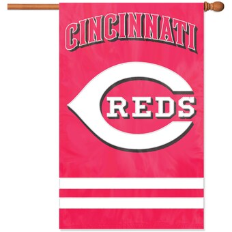 Cincinnati Reds 44" x 28" Applique Team Flag