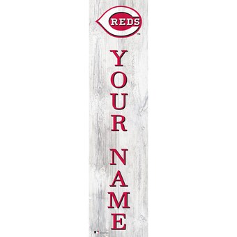 Cincinnati Reds 48" Personalized Welcome Leaner Sign