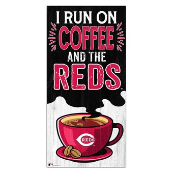 Cincinnati Reds 6" x 12" Coffee Wall Art