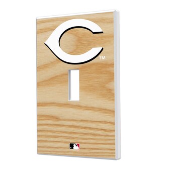 Cincinnati Reds Baseball Bat Design Single Toggle Light Switch Plate