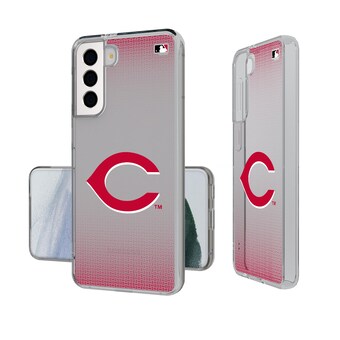 Cincinnati Reds Linen Logo Galaxy Clear Case