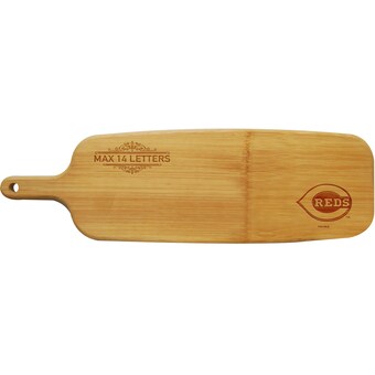 Cincinnati Reds Personalized Bamboo Paddle Serving Board