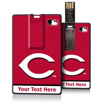 Cincinnati Reds Personalized Credit Card USB Drive