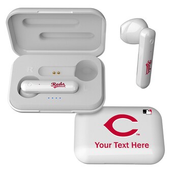 Cincinnati Reds Personalized True Wireless Earbuds