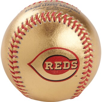 Cincinnati Reds Fanatics Authentic Rawlings Gold Leather Baseball