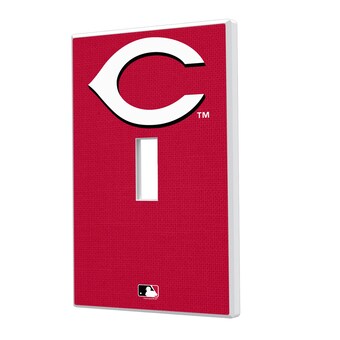 Cincinnati Reds Solid Single Toggle Light Switch Plate