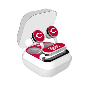 Cincinnati Reds Stripe Design Wireless Earbuds