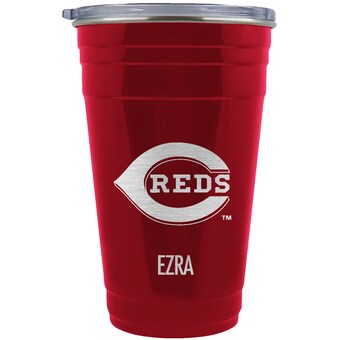 Cincinnati Reds Team Logo 22oz. Personalized Tailgater Travel Tumbler