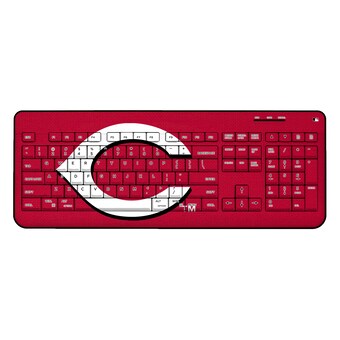 Cincinnati Reds Team Logo Wireless Keyboard