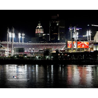 Unsigned Cincinnati Reds Fanatics Authentic Great American Ball Park Across the Water Stadium Photograph