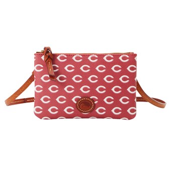 Cincinnati Reds Dooney & Bourke Top Zip Crossbody Purse