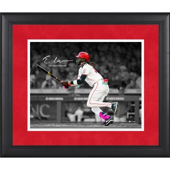 Elly De La Cruz Cincinnati Reds Facsimile Signature Fanatics Authentic Framed 11" x 14" Spotlight Photograph