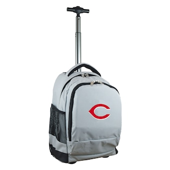 Cincinnati Reds Gray 19'' Premium Wheeled Backpack