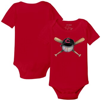 Infant Cincinnati Reds Tiny Turnip Red Hat Crossbats Bodysuit