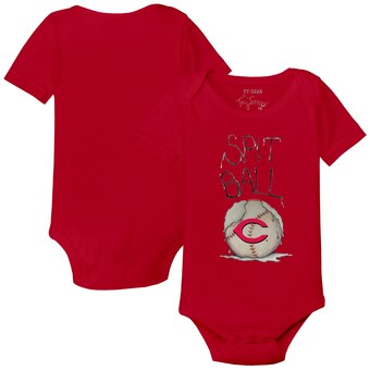 Infant Cincinnati Reds Tiny Turnip Red Spit Ball Bodysuit