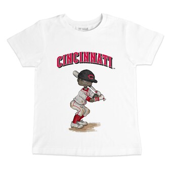 Infant Cincinnati Reds Tiny Turnip White James T-Shirt