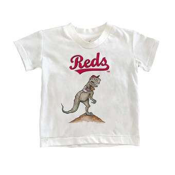 Infant Cincinnati Reds Tiny Turnip White TT Rex T-Shirt