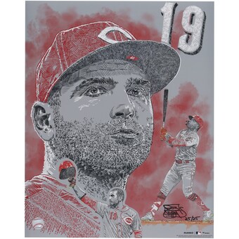 Joey Votto Cincinnati Reds 16" x 20" Photo Print - Art and Signed by Maz Adams - Limited Edition of 25