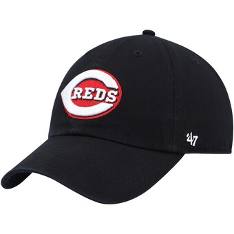 Men's Cincinnati Reds '47 Black Clean Up Adjustable Hat