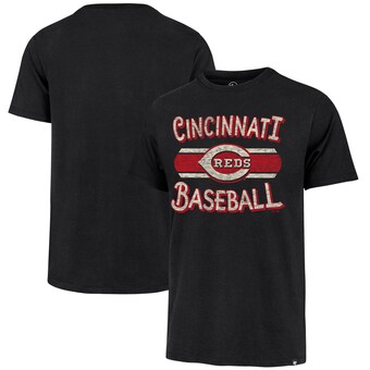 Men's Cincinnati Reds '47 Black Renew Franklin T-Shirt