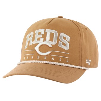 Men's Cincinnati Reds '47 Brown Neutral Roscoe Rope Hitch Adjustable Hat