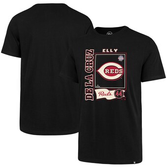 Cincinnati Reds Elly De La Cruz '47 Black Graphic T-Shirt