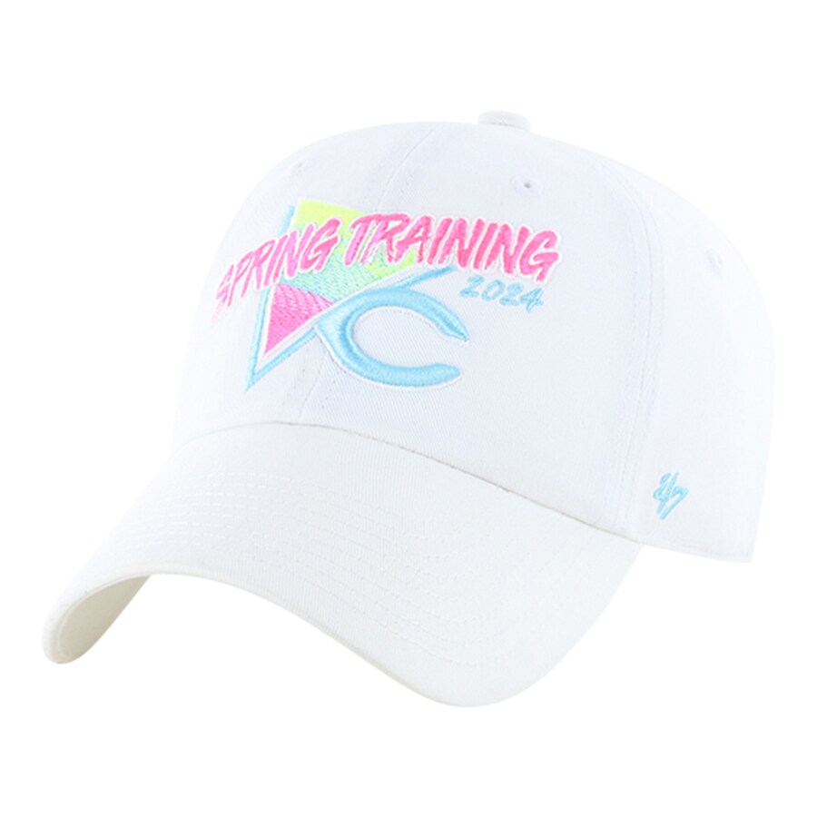 Men's Cincinnati Reds '47 White 2024 Spring Training Vapor Wave Clean Up Adjustable Hat