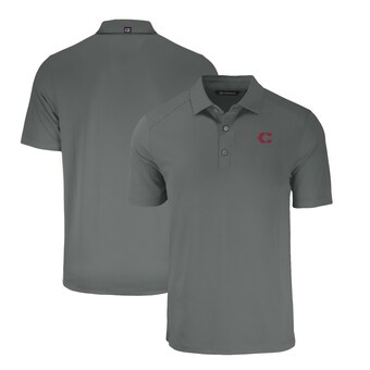 Men's Cincinnati Reds Cutter & Buck Gray City Connect Big & Tall Forge Eco Stretch Recycled Polo