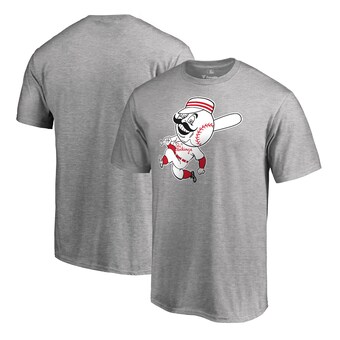 Men's Cincinnati Reds Fanatics Heathered Gray Huntington T-Shirt