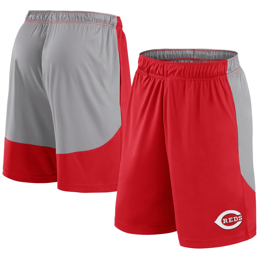 Men's Cincinnati Reds Fanatics Red/Gray Go Hard Shorts