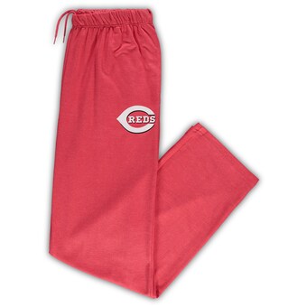 Men's Cincinnati Reds Heathered Red Big & Tall Pajama Pants