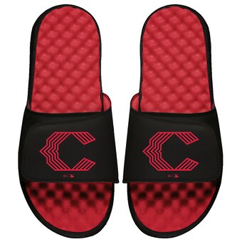 Men's Cincinnati Reds ISlide Black/Red 2023 City Connect Slide Sandals