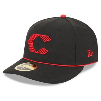 Men's Cincinnati Reds  New Era Black 2023 City Connect Low Profile 59FIFTY Fitted Hat