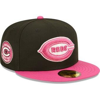 Men's Cincinnati Reds New Era Black/Pink 1938 MLB All-Star Game  Passion 59FIFTY Fitted Hat