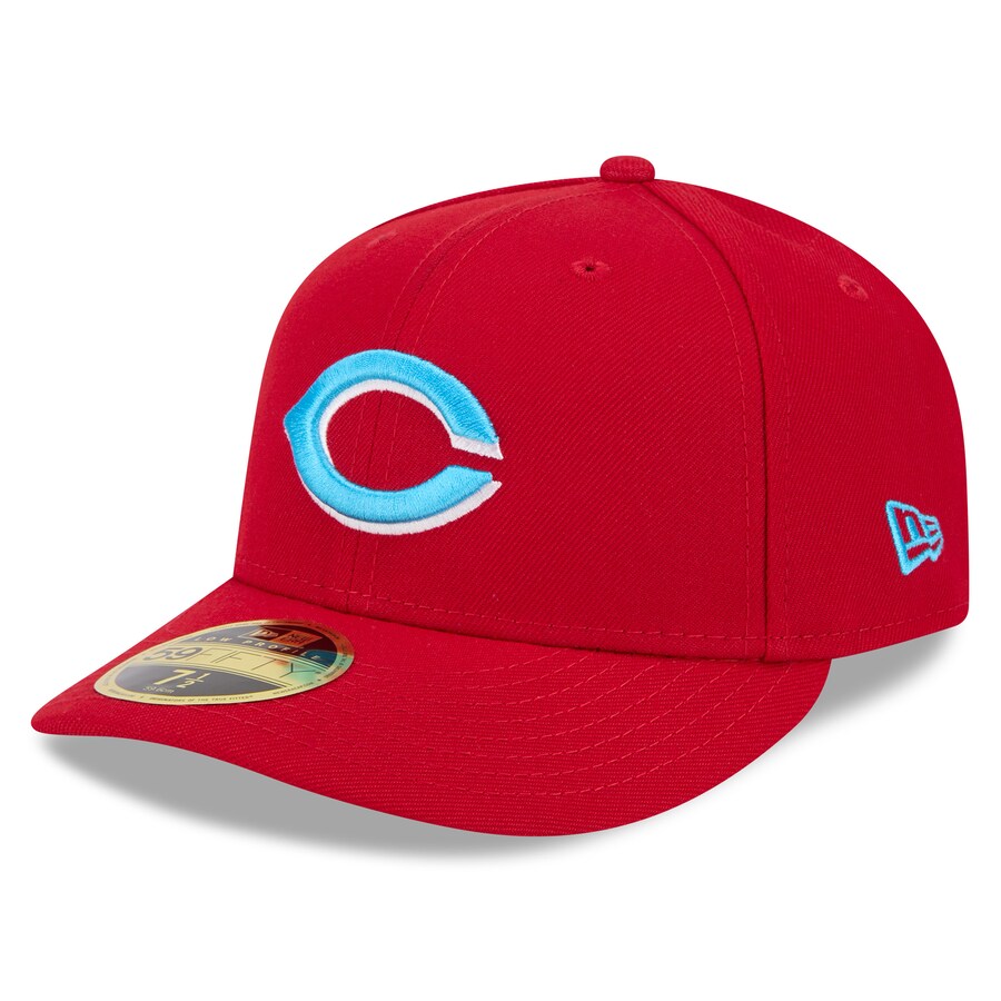 Men's Cincinnati Reds New Era Red 2024 Father's Day Low Profile 59FIFTY Fitted Hat