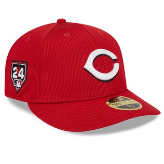 Men's Cincinnati Reds  New Era Red 2024 Spring Training Low Profile 59FIFTY Fitted Hat