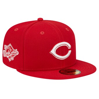 Men's Cincinnati Reds New Era Red Logo 59FIFTY Fitted Hat